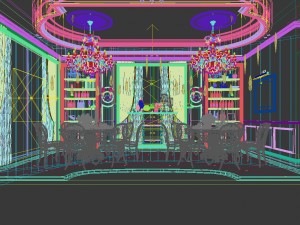 family - kitchen - restaurant 17 3D 모델