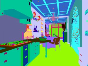 family - kitchen - restaurant 18 3D Model