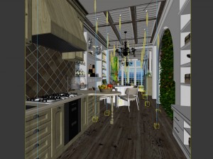 family - kitchen - restaurant 18 3D Model