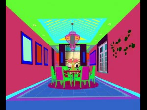 family - kitchen - restaurant 19 3D Model