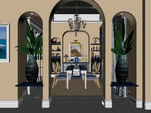 family - kitchen - restaurant 20 3D Model
