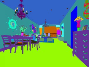 family - kitchen - restaurant 22 3D Model