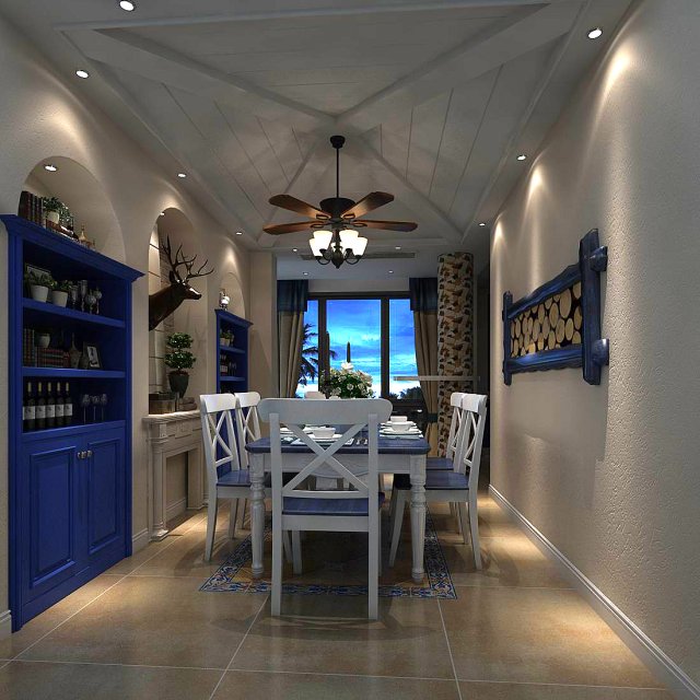 family - kitchen - restaurant 24 Modelo 3D .c4d .max .obj .3ds .fbx .stl .blend 