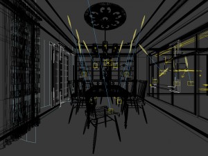 family - kitchen - restaurant 35 Modello 3D