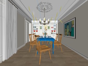 family - kitchen - restaurant 35 Modello 3D
