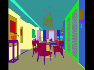 family - kitchen - restaurant 36 3D Model