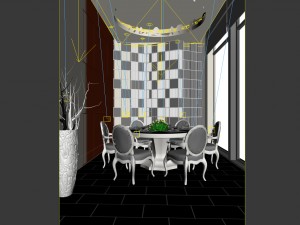 family - kitchen - restaurant 39 3D मॉडल