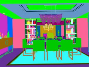 family - kitchen - restaurant 42 Modèle 3D