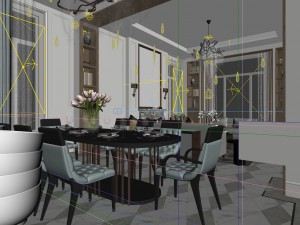 family - kitchen - restaurant 43 3D 模型