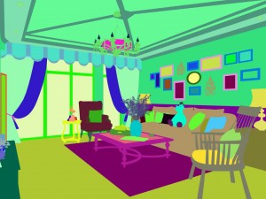 family - kitchen - restaurant 45 Modello 3D