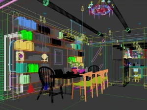 family - kitchen - restaurant 46 3D Model
