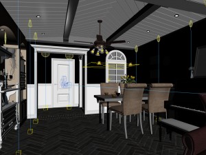 family - kitchen - restaurant 47 3Dモデル