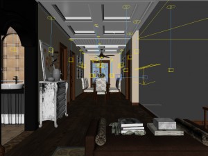 family - kitchen - restaurant 48 3D Model