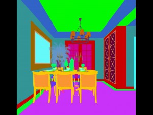family - kitchen - restaurant 50 3D Model