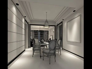 family - kitchen - restaurant 51 3D Model