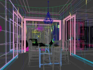 family - kitchen - restaurant 51 3D Model