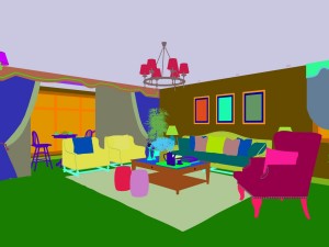 family - kitchen - restaurant 55 3D Model