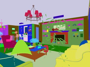 family - kitchen - restaurant 55 3D Model