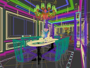 family - kitchen - restaurant 58 3D Model