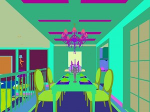family - kitchen - restaurant 59 3D Model