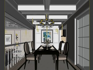 family - kitchen - restaurant 59 3D Model