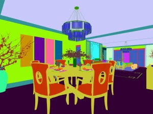 family - kitchen - restaurant 60 3D Model