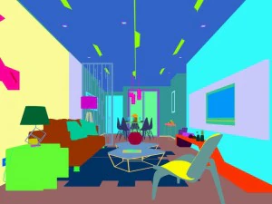 family - kitchen - restaurant 65 3D Model