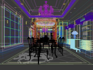 family - kitchen - restaurant 68 Modelo 3D