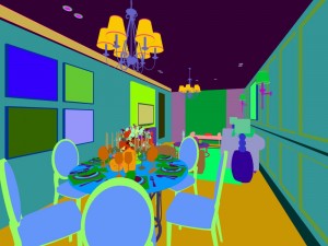 family - kitchen - restaurant 69 Modèle 3D