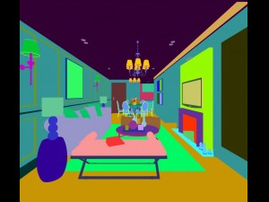 family - kitchen - restaurant 69 Modèle 3D