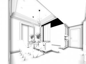 family - kitchen - restaurant 71 3D Model