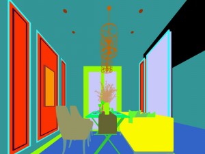 family - kitchen - restaurant 71 3D Model