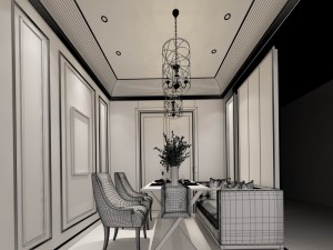 family - kitchen - restaurant 71 3D Model