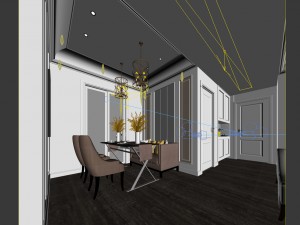 family - kitchen - restaurant 71 3D Model