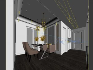family - kitchen - restaurant 71 3D Model