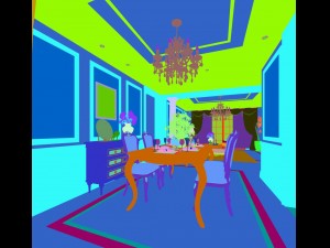 family - kitchen - restaurant 74 3D Модель