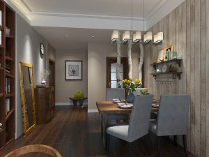 Familie - Küche - Restaurant 75 3D Modell