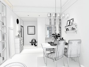 family - kitchen - restaurant 75 3D Модель