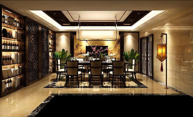 family - kitchen - restaurant 76 Modelo 3D .c4d .max .obj .3ds .fbx .stl .blend 