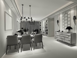 family - kitchen - restaurant 78 3D Model