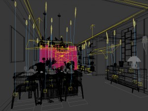 family - kitchen - restaurant 78 3D Model
