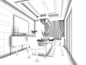 family - kitchen - restaurant 79 3Dモデル