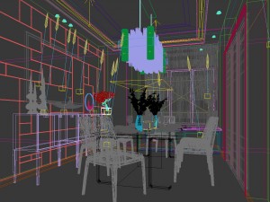 family - kitchen - restaurant 79 3Dモデル