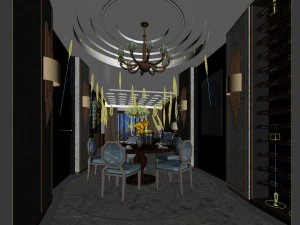 family - kitchen - restaurant 81 3D Model