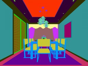 family - kitchen - restaurant 82 3D Model