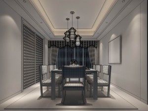 family - kitchen - restaurant 82 3D Model