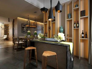 Familie - K&uuml;che - Restaurant 85 3D Modell