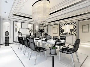 family - kitchen - restaurant 86 3D Model