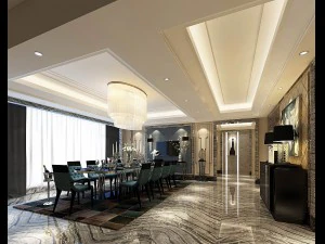 family - kitchen - restaurant 86 3D Model