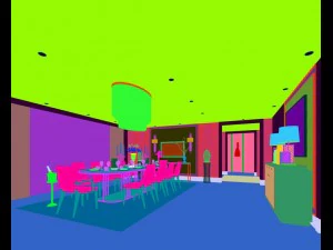 family - kitchen - restaurant 86 3D Model